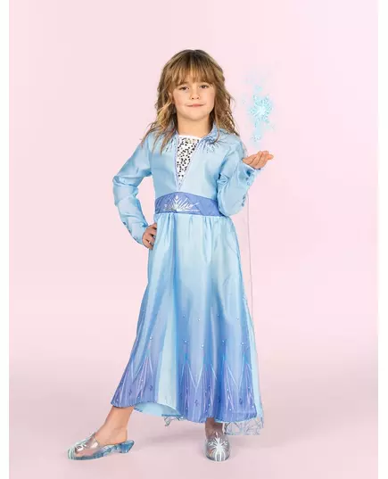 Déguisement classique Elsa La Reine des neiges 2™ fille, Taille: 9–10 ans (134 à 140 cm), image 4