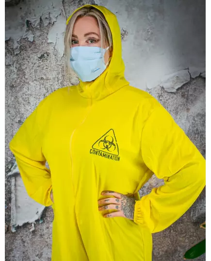 Déguisement combinaison contamination adulte, Taille: X-Small, image 4