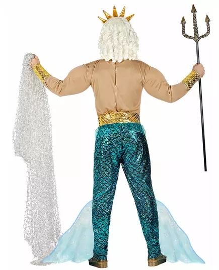 Déguisement dieu des mers adulte, Taille: Large, image 4