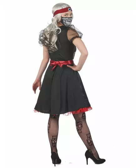 Vermomming waarzegster zwart en wit dames, Maat: Medium, image 4