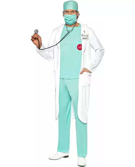 Déguisement docteur homme, Taille: Large, image 4