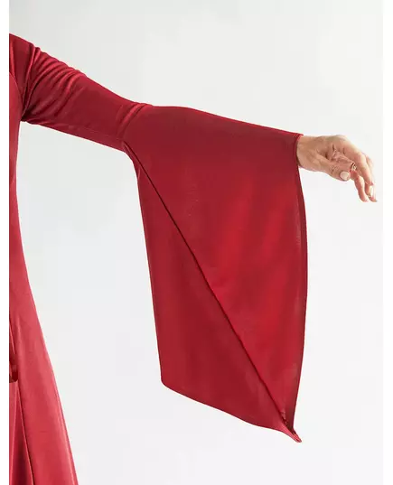 Gothic rode jurk kostuum voor dames, Maat: Medium (40/42), image 4