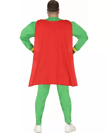 Grappig cannabis superheld kostuum voor volwassenen, Maat: Large, image 4