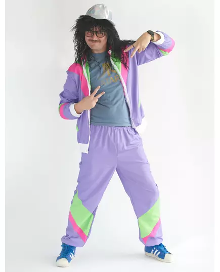 Retro joggingpak vermomming heren, Maat: XX-Large, image 4