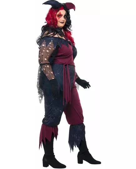 Déguisement joker psychopathe luxe femme, Taille: X-Large (44/46), image 4