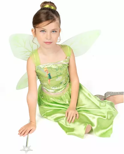 Déguisement la Fée Clochette™ basique fille, Taille: 3–4 ans (97–109 cm), image 4