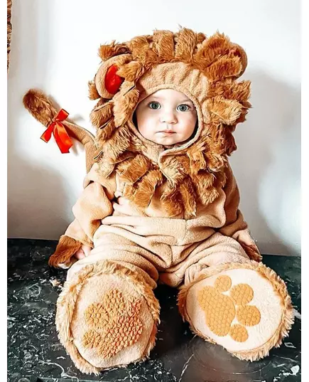 Déguisement de lion luxe pour bébé, Taille: 12–18 mois (74–81 cm), image 4