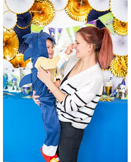 Déguisement luxe Sonic™ enfant, Taille: 3–4 ans (90 à 104 cm), image 3