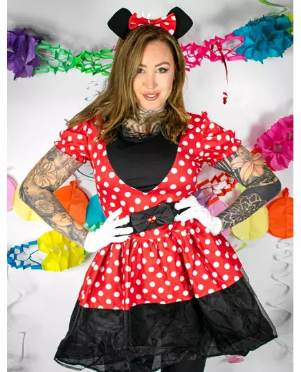 Miss Mouse kostuum voor vrouwen, Maat: X-Large, image 4