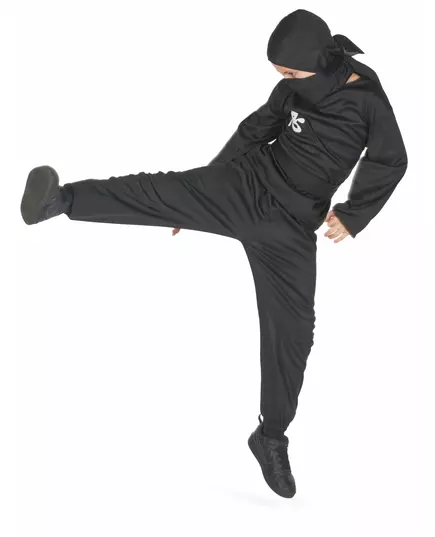 Commando ninjakostuum voor jongens, Maat: 10–12 jaar(130–140 cm), image 4