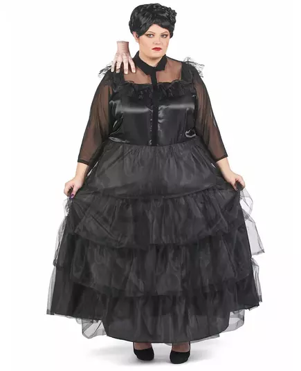 Déguisement robe de bal gothique grande taille femme, Taille: XX-Large, image 3