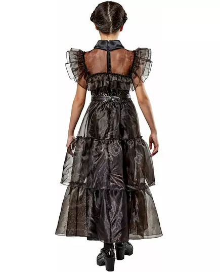 Déguisement robe de bal Mercredi Addams™ enfant, Taille: 14–16 ans (158 à 170 cm), image 3