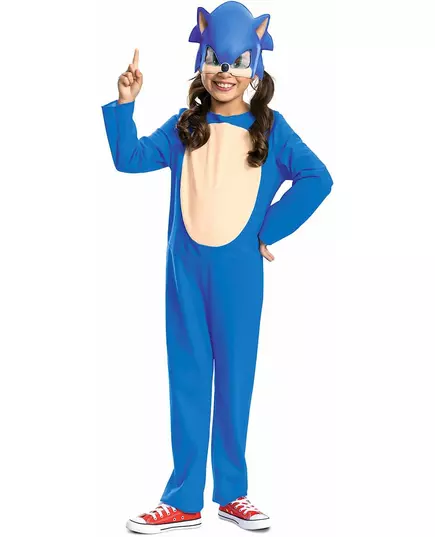 Basis Sonic™ vermomming voor kinderen, Maat: 3–4 jaar (97–109 cm), image 4
