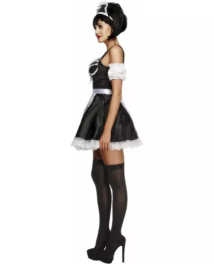 Déguisement soubrette sexy à corsage femme, Taille: Large, image 4