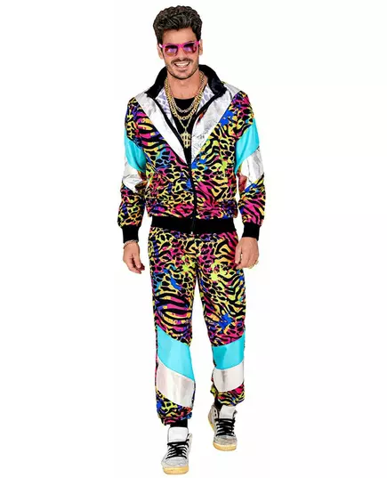 Veelkleurig trainingspak met dierenprint grote maat, Maat: X-Large, image 4