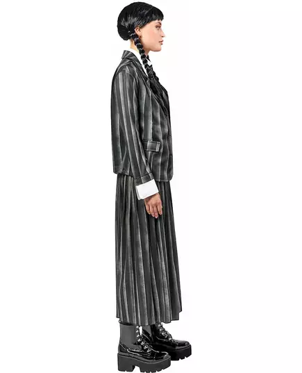 Schooluniform kostuum Wednesday Addams™ voor vrouwen, Maat: Small, image 3