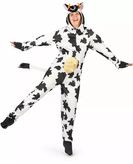 Déguisement vache adulte, Taille: Large, image 4