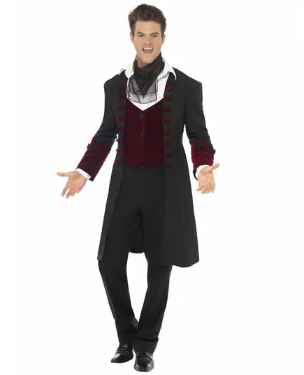 Déguisement vampire homme Halloween, Taille: Medium, image 4