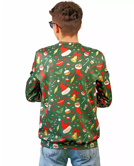 Pull de Noël imprimé chien adulte, Taille: X-Large, image 3