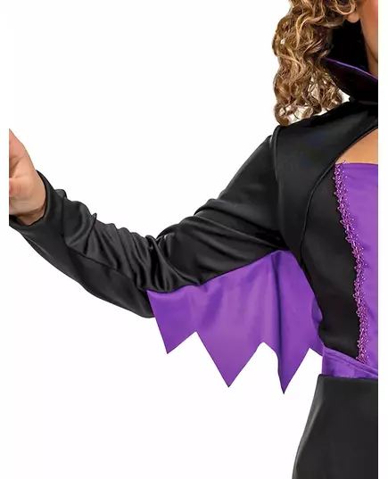 Klassieke Maleficent™ meisjesvermomming, Maat: 5–6 jaar (109–126 cm), image 4
