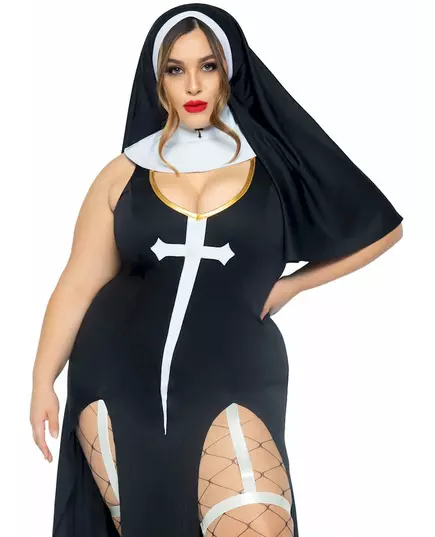 Sexy nonkostuum voor dames grote maat, Maat: XXX-Large/XXXX-Large (54–58), image 4