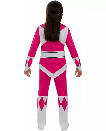 Déguisement Power Ranger™ rose enfant, Taille: 7–9 ans, image 4