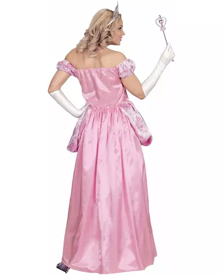 Déguisement princesse rose pâle femme, Taille: Medium, image 4