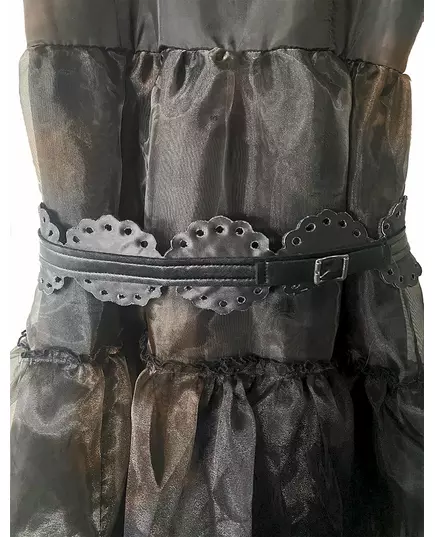 Déguisement robe de bal Mercredi Addams™ femme, Taille: Medium, image 4