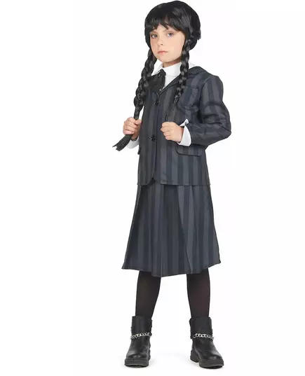 Gotisch schooluniform kostuum voor kinderen, Maat: 7–9 jaar (120–130 cm), image 4