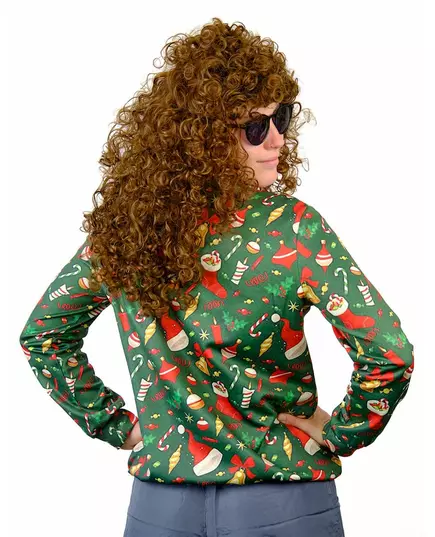 Pull de Noël imprimé chien adulte, Taille: X-Large, image 4