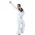 Déguisement disco homme blanc et argent, Taille: Medium