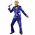 Déguisement chanteur disco bleu Homme, Taille: Medium