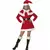 Déguisement mère Noël femme, Taille: Small