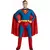 Second skin Superman™ kostuum met cape voor mannen, Maat: Medium
