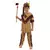 Beige met bruin indianen kostuum voor jongens, Maat: 4–6 jaar (110–120 cm)