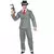 Vermomming van New Yorkse gangster voor mannen, Maat: Small