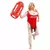 Déguisement lifeguard humoristique homme, Taille: Medium (48–50)