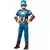 Costume de luxe Captain America de la série animée pour garçons, Taille: 3–4 ans (90 à 104 cm)