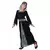 Déguisement princesse Médiévale noire fille, Taille: 7–9 ans (120–130 cm)