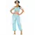 Déguisement princesse orientale bleu femme, Taille: Small