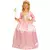 Déguisement princesse avec diadème fille, Taille: 4–6 ans (110–120 cm)