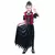 Déguisement vampire rouge fille Halloween, Taille: 4–6 ans (110–120 cm)