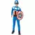 Coffret classique Captain America™ avec bouclier garçon, Taille: 5–6 ans (110 à 116 cm)