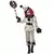 Vermomming clown kind, Maat: 10–12 jaar(148 cm)