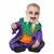 Déguisement petit clown fou bébé, Taille: 6–12 mois (75 cm)
