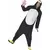 Grappige pinguïn outfit voor volwassenen, Maat: Medium