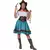 Kostuum cowgirl met blauw ruitje voor vrouwen, Maat: Medium/Large
