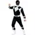 Déguisement Power Ranger™ noir adulte, Taille: Medium