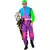 Déguisement snowboarder fluo grande taille adulte, Taille: XX-Large