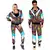 Veelkleurig trainingspak met dierenprint grote maat, Maat: XX-Large